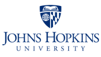 Johns Hopkins University logo